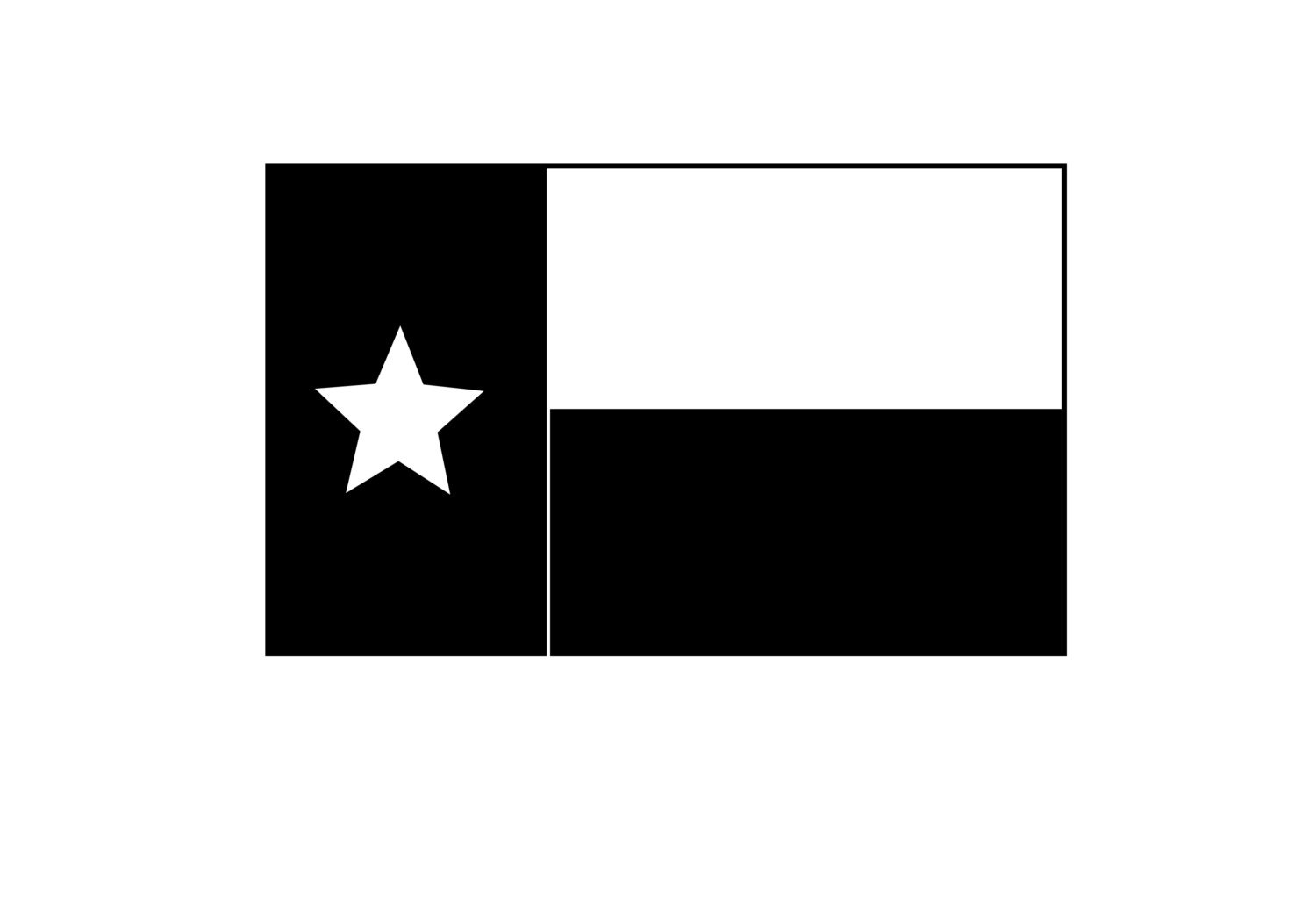 Texas State Flag Decal