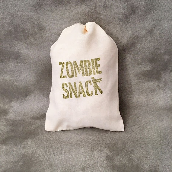 Halloween Zombie Snack Bags Monster Inspired Custom