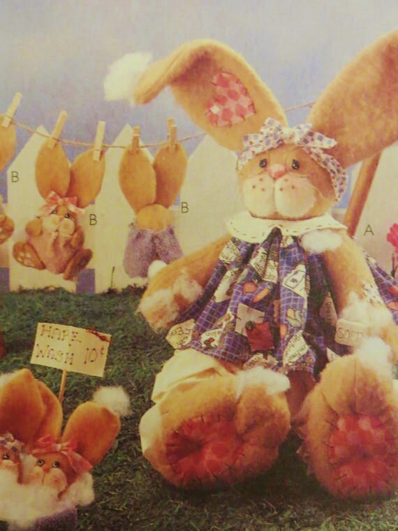 free long eared bunny sewing patterns