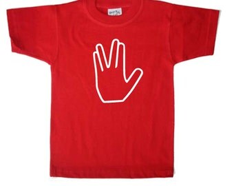 Vulcan Hand Salute Star Trek shirt