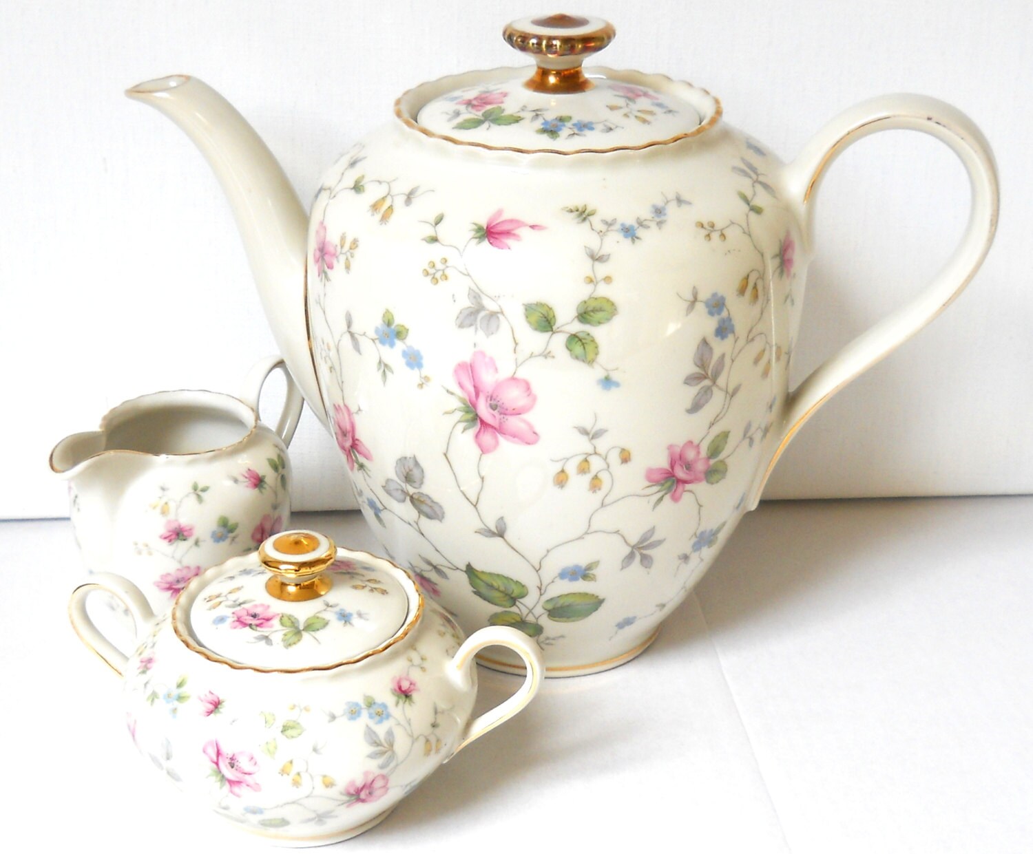 vintage tea set porcelain teapot vintage tea service german