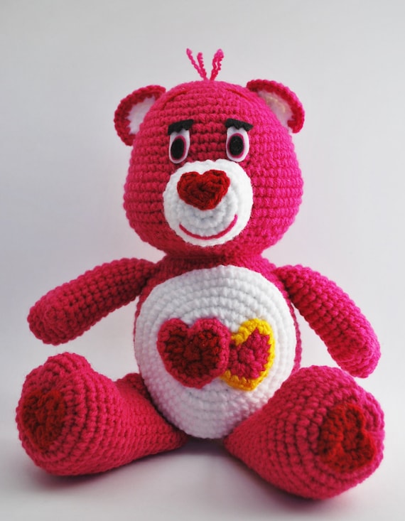 Crochet Care Bear by theBlackLory on Etsy