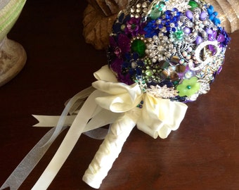 DEPOSIT | Brooch Bouquet | Broach Bouquet | Wedding Bouquet | Jeweled Bouquet | Alternative Bouquet | Bridal Bouquet