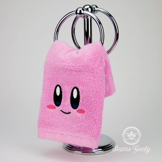 Kirby Hand Towel by Seams Geeky