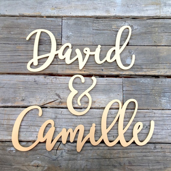 Couple Name Sign Name & Name 3 pieces Personalized by NgoCreations