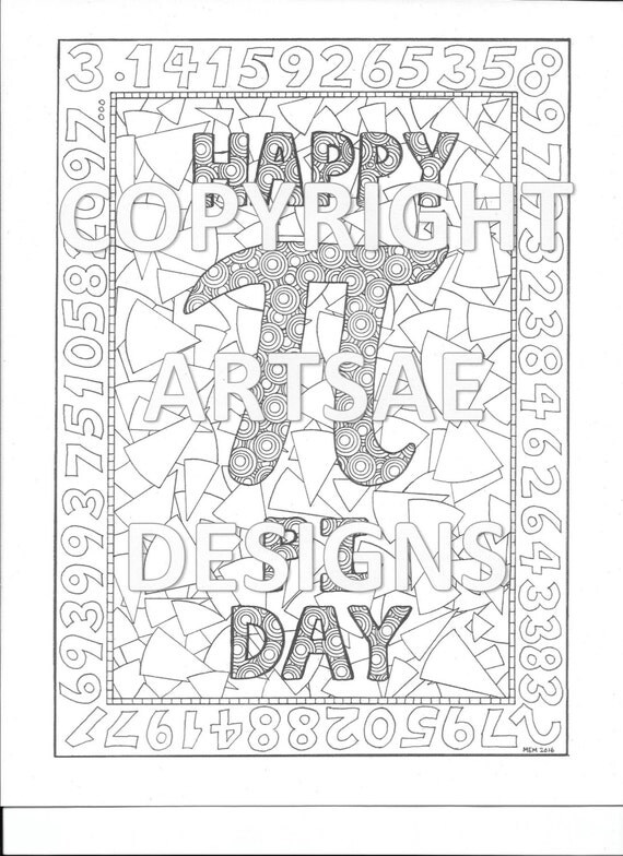 277 Unicorn Pi Day Coloring Pages for Adult