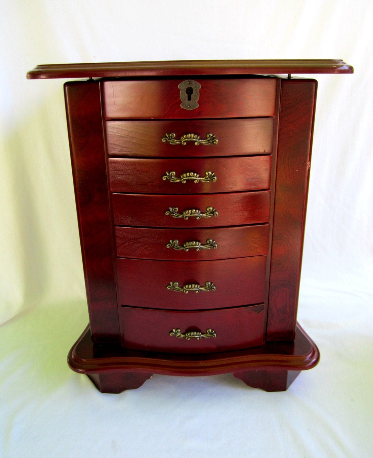 Thomas Pacconi Classics Wood Jewelry Box Chest Extra Large