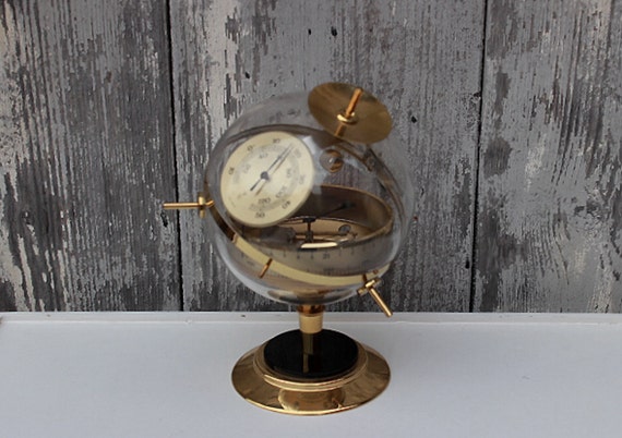 Vintage sputnik weather station barometer 60s by WollariumsVintage