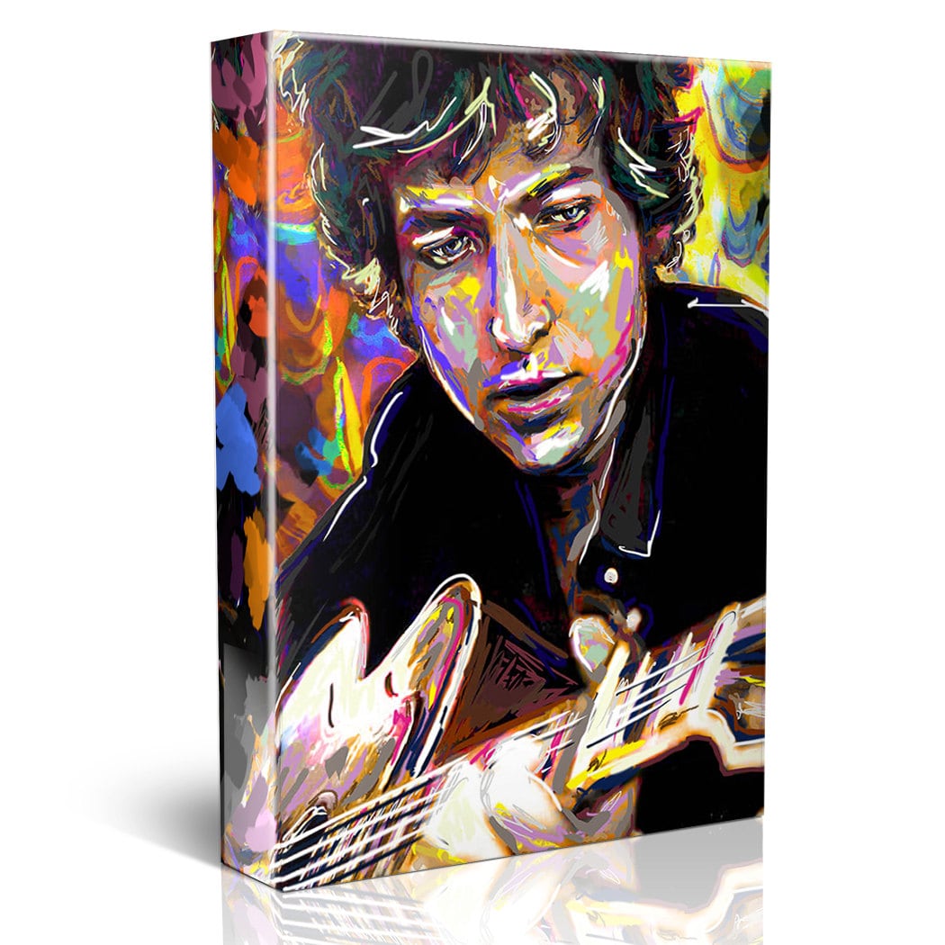 Bob Dylan Canvas Folk Rock Original Dylan Canvas Art Print