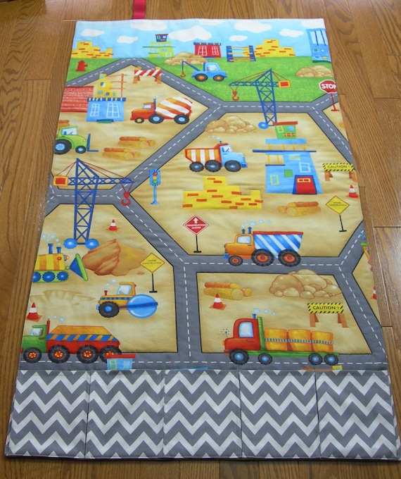 Play MatConstructionRoad Roll Up Fold Up Travel Play