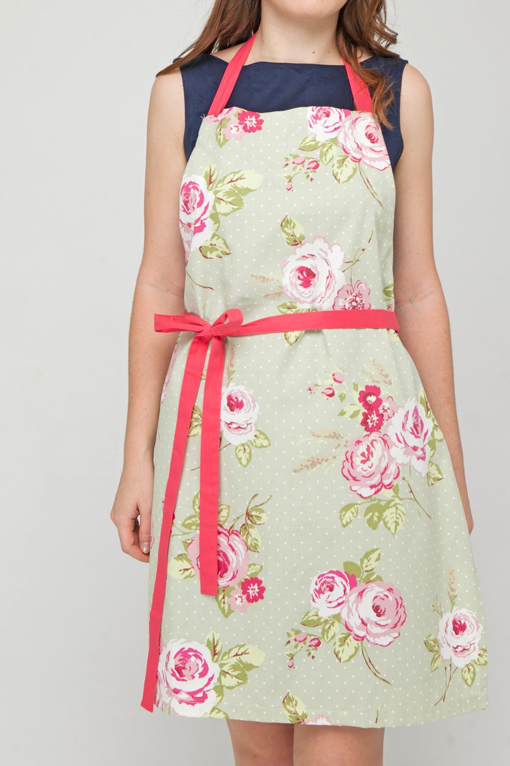 Ladies Apron / Elegant Ladies Pinny / Womens Pinny / Cute