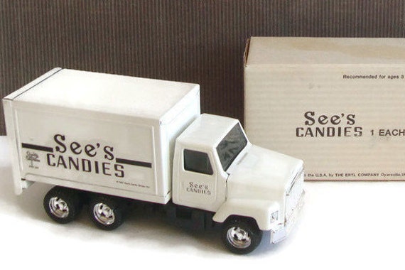 See's Candy Box Truck Diecast Delivery Truck NIB Toy