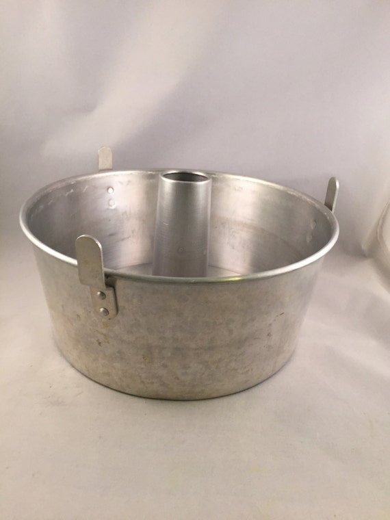 Vintage Angel Food Cake Pan Two Piece