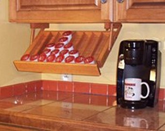 Under Cabinet Mounted Plastic Wrap Dispenser by SpiceRacksandmore