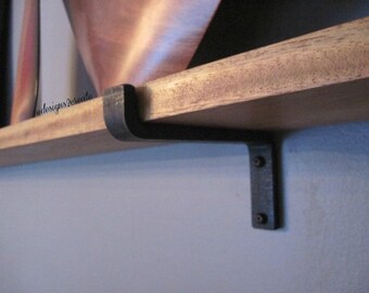 Black Iron Shelf Bracket