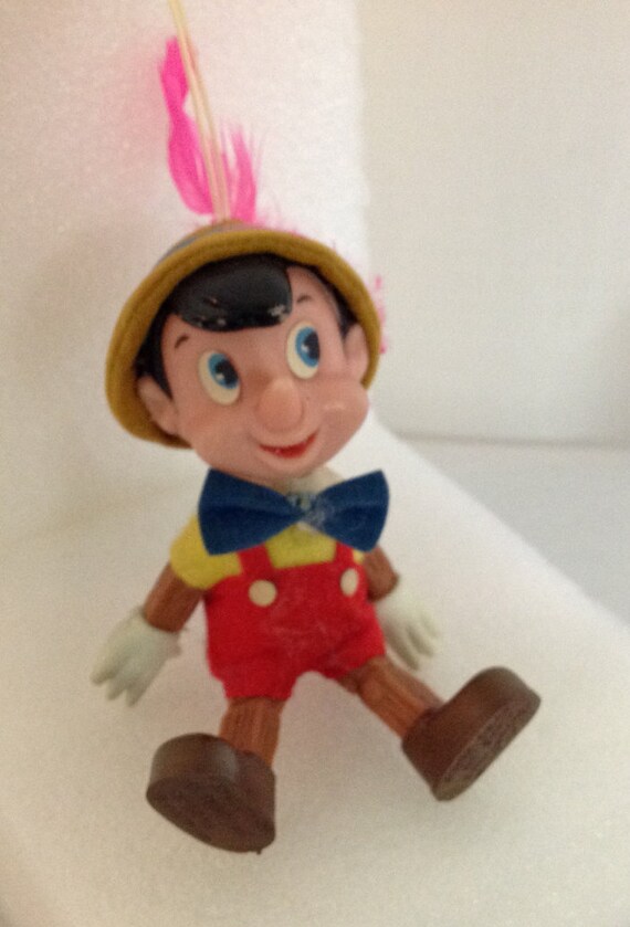 Pinocchio Christmas Ornament 1960s Walt Disney Productions