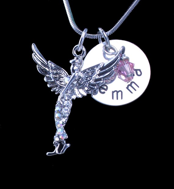 Personalized Guardian Angel Jewelry Initial Jewelry Gifts