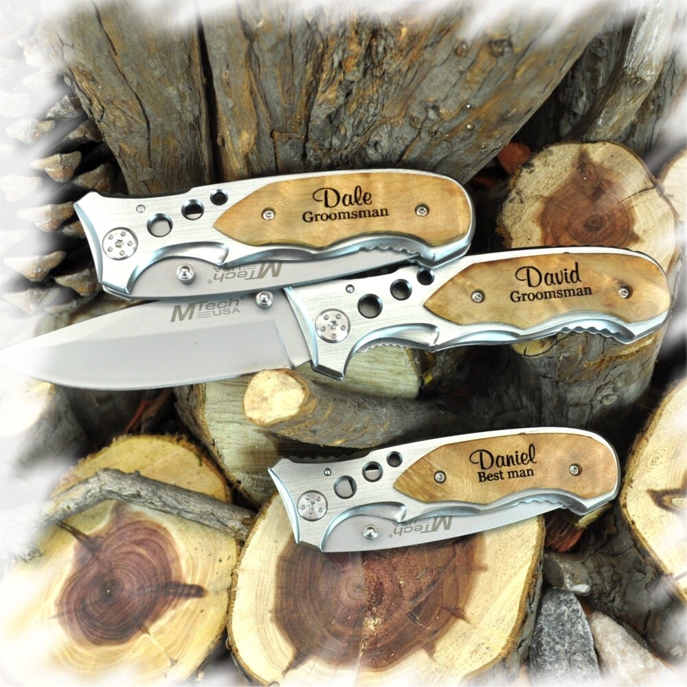 Tactical Engraved Knife Set of 1 Rescue Knife Monogram