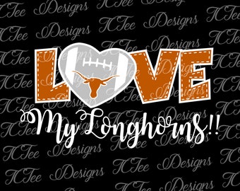 Download Love My Cowboys Football SVG File Vector Design Download