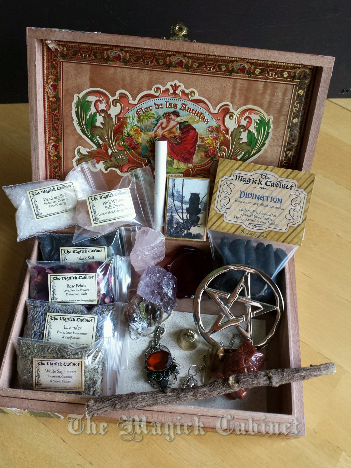 Wiccan Altar Kit Witches Altar Kit Gift Set Smoke Clearing