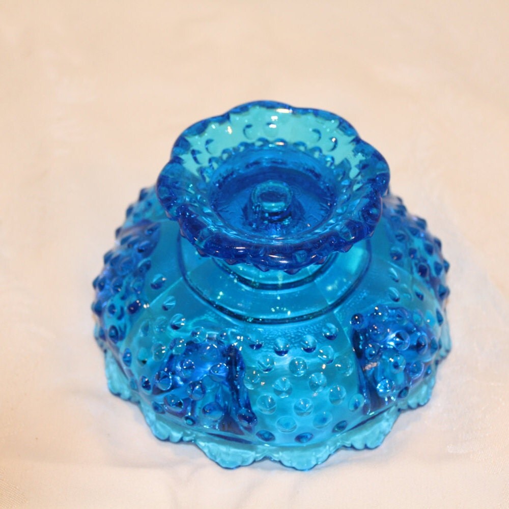 SALE SALE SALE Vintage Fenton Blue Glass by vintagekitchenhome