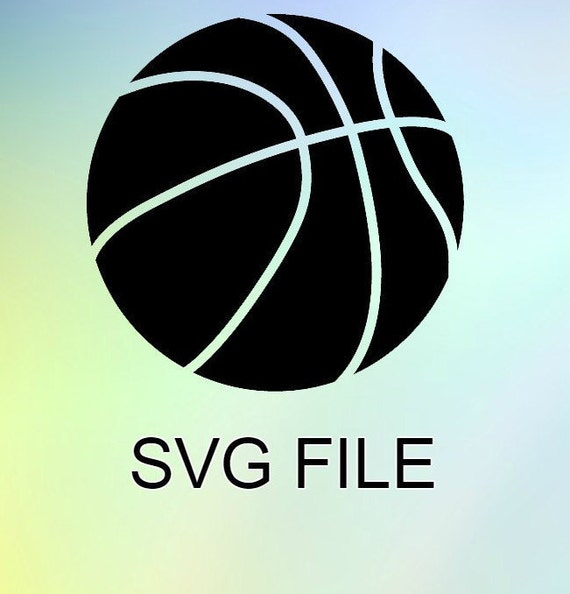 Download Basketball SVG cut file Silhouette Cricut Vector Graphic