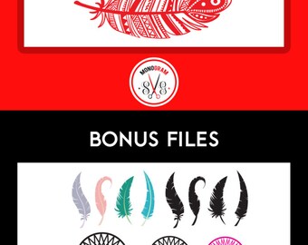 Dream Catcher SVG DXF/ Feather svg cut files/ Dream Catcher Monogram svg/ Native American SVG/ Feather Silhouette/ Dream Catcher Clip art