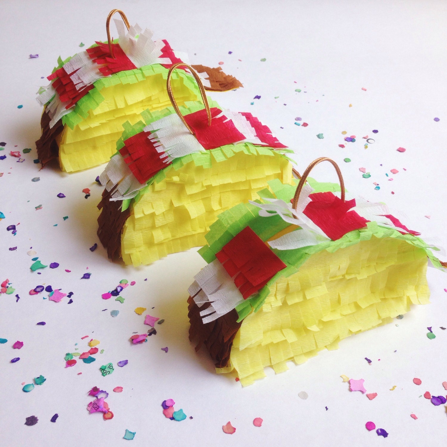 Mini taco pinata Mexican fiesta decoration Taco by MexiBrandCo