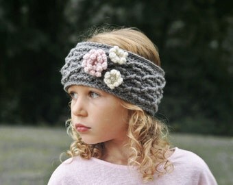 Crochet Headband Pattern, Crochet Pattern, The Carys Cabled Headband Pattern, Crochet Pattern, Crochet Earwarmer Pattern, Pattern, Crochet