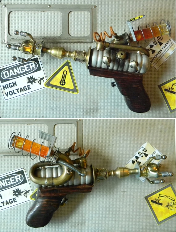 Stunning Handmade Steampunk Pistol - Museum Quality Highly Detailed Prop Steampunk Ray Gun - For Cosplay or an Amazing Neo-Victorian Accent by CuriosityShopper steampunk buy now online