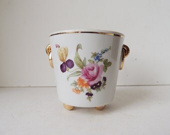 Porcelain Cachepot Planter Metzler & Ortloff