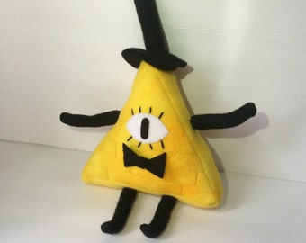 Gravity Falls Inspired Bill Cipher Plush