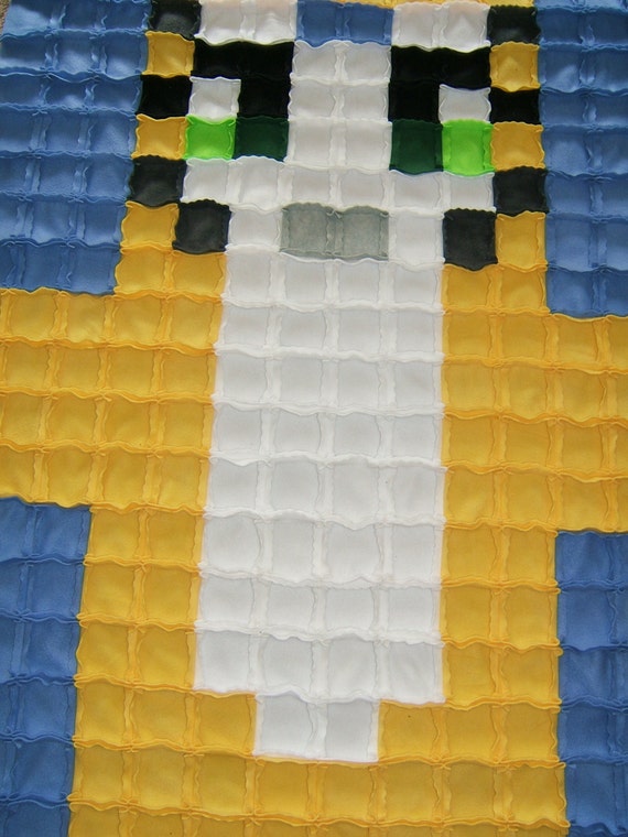 Minecraft Stampy rag blanket