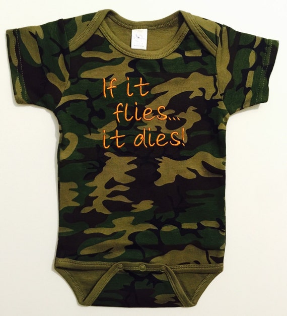 hunting camo onesie