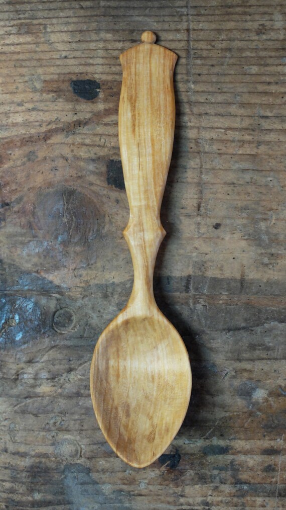 Wooden Spoon Wooden eating Spoon by Lesnikwoodcraft on Etsy