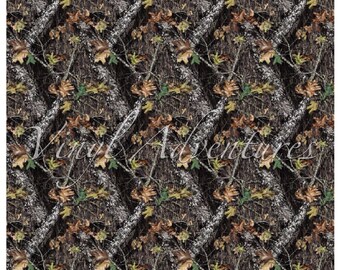 Camo Pattern Vinyl, Camouflage Patterned Vinyl, 1-12"x12", Permanent Adhesive, Oracal 651, Printed Vinyl, Hunting Vinyl, Army Camo Vinyl
