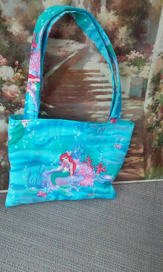 the little mermaid tote bag