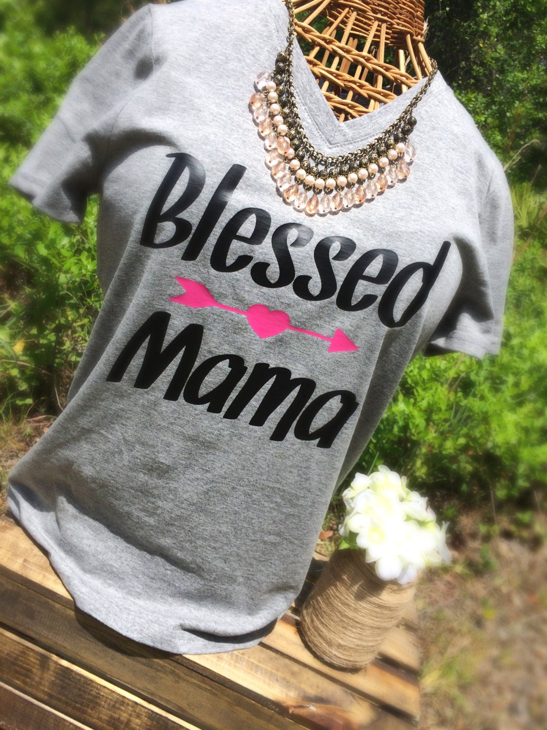 blessed mommy shirt