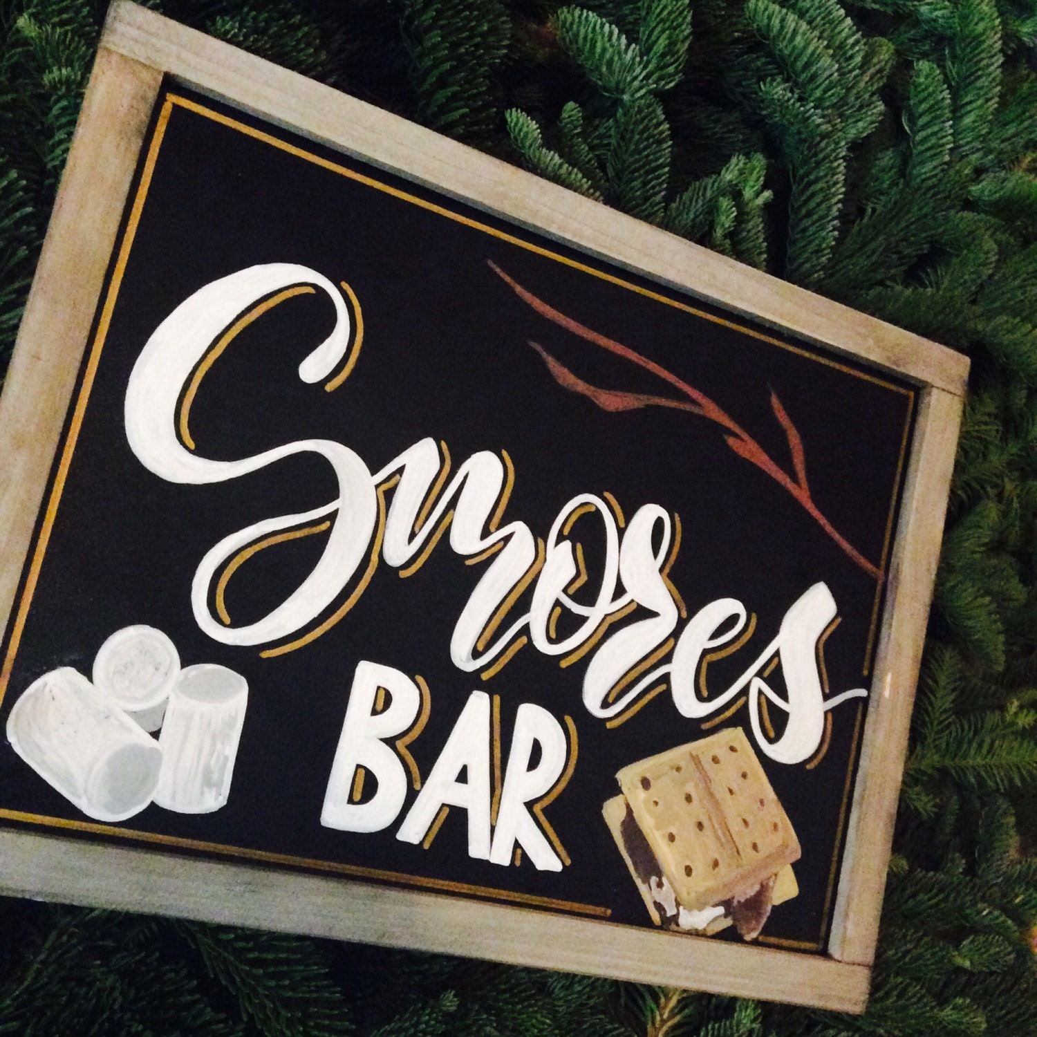 Smores Bar Sign by on Etsy