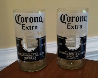 8 oz. Corona Beer Glasses, Set of 2