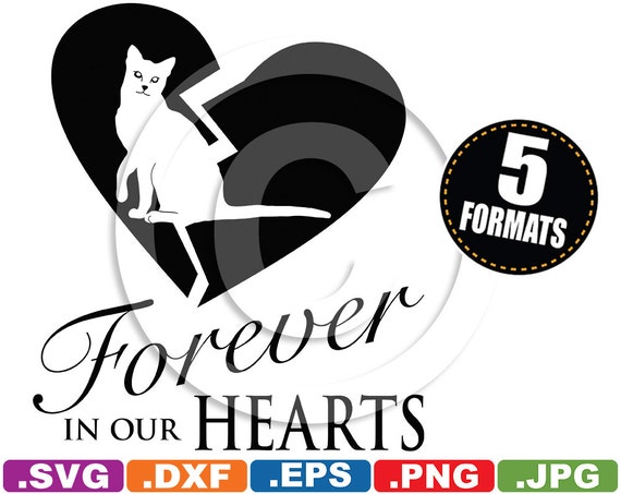 Download Pet Memorial Graphic / Cat svg & dxf cutting files for