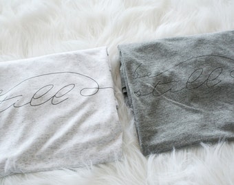 Womens T-shirt, Be Still, Soft Fitted Tee FS86-1000
