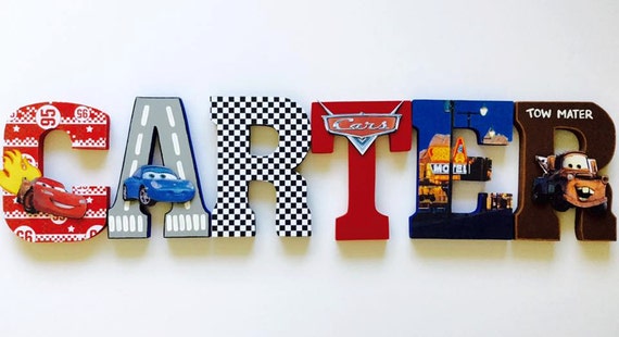 Printable Alphabet Disney Cars Letters