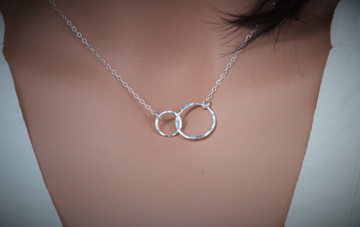 Sterling Silver Eternity Necklace Sterling Silver Necklace