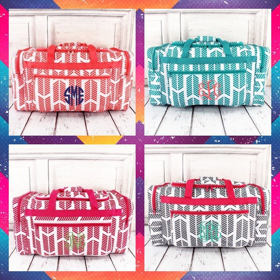 Items similar to Duffle Bag, Monogrammed Duffle Bags, Gym Bags for women, personalized duffle ...