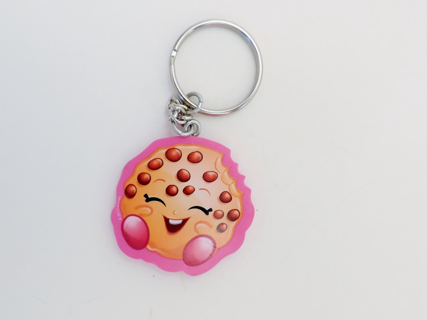 Shopkins KOOKY COOKIE Eraser Keychain Keyring by KeychainsByBrad