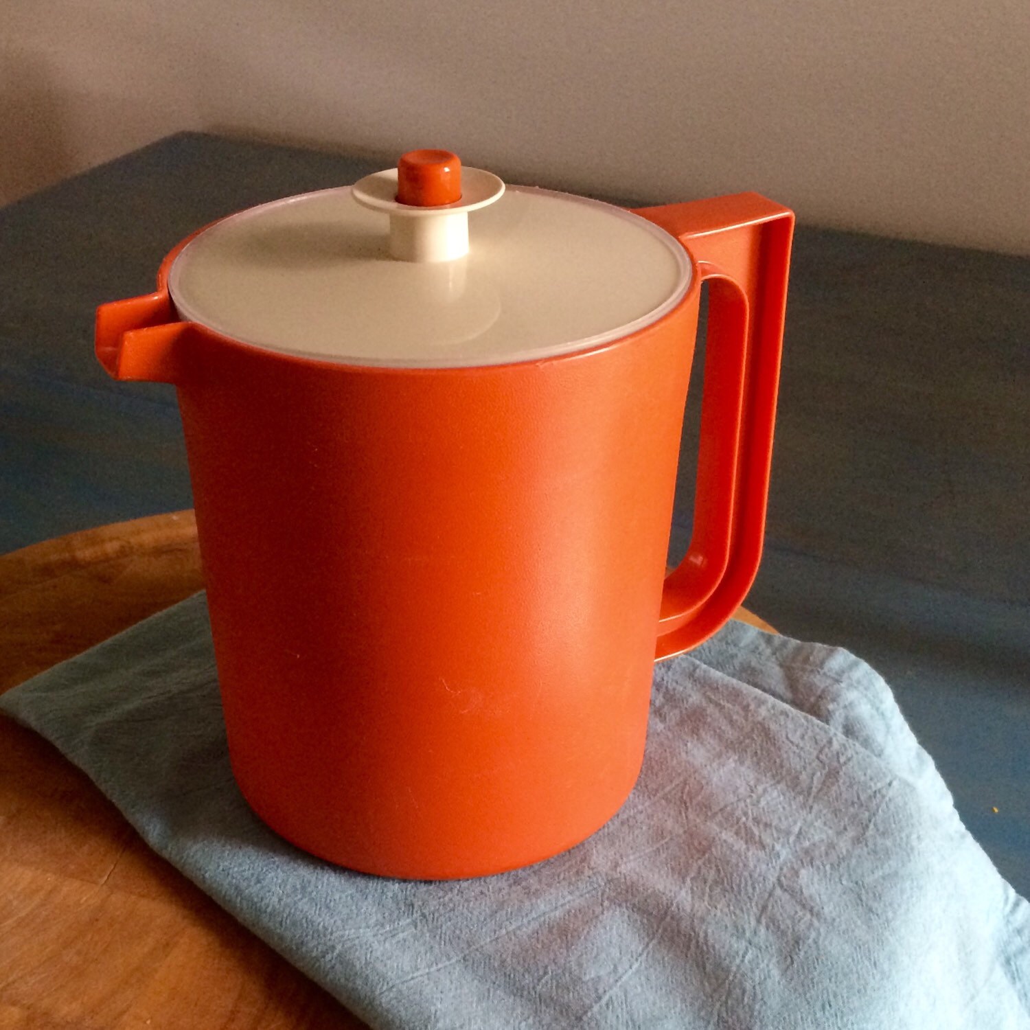 Vintage Tupperware Pitcher Orange