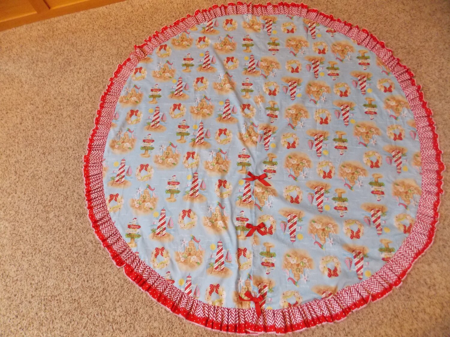 beach themed christmas tree skirt beach themed christmas tree skirt