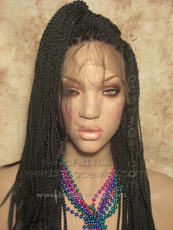 two strand twist lace wig senegalese lace front wig twist