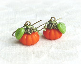 Pumpkin earrings